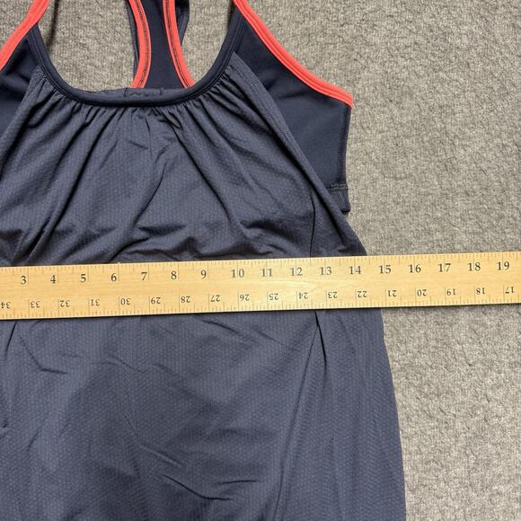 Lululemon No Limits Racerback Tank Top Women's 6 Blue Built In Bra Yoga *No Pads - Picture 5 of 6